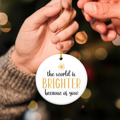 Friendship Gifts for Women Friends, Christmas Ornaments 2024 - Christmas, Birthday Gifts for Women Friendship, BFF, Friends Christmas Ornaments - Christmas Decorations Ceramic Ornaments in Saudi Arabia