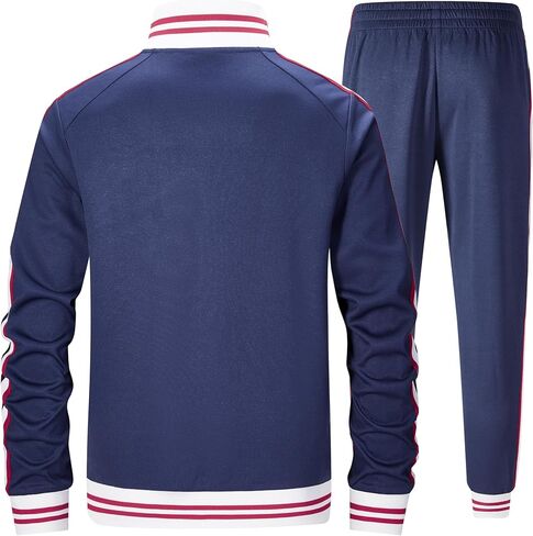 ZPB Men's Track suits Sets Long Sleeve Full-zip Sweatsuit Active Jackets and Pants 2 Piece Outfits in Saudi Arabia