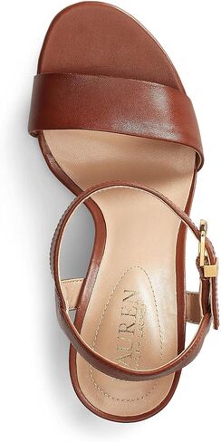 Lauren Ralph Lauren Women's Gwen Leather Sandal Pump in Saudi Arabia