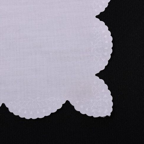 BLESSUME Church Mass Altar Cloth Purificator Cloth Cross Embroidery (White 4) in Saudi Arabia