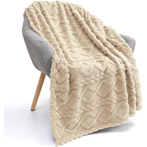 DEZANBO Baby-Blanket-for-Boys-Girls, Stylish 3D Sherpa Fleece Baby Blankets for Newborn Infants,30"X 40"-Super Soft Fluffy Warm Cozy Plush Fuzzy,Great for Baby Showers,Blush Pink