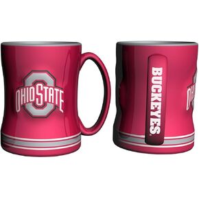 Boelter Brands NCAA Ohio State Buckeyes 338896 Coffee Mug, Team Color, 14 oz