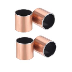 Sleeve Bearing, 5/8" Bore x 3/4" OD x 3/4" Length Self-Lubricating Plain Bearings Wrapped Oilless Bushings 4 Pack