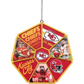 FOCO Kansas City Chiefs NFL Team Wheel Ornament