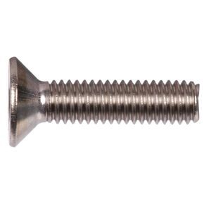 Socket Flat Countersunk Head Cap Screw, 5/16-18 x 1", Stainless Steel 18-8, Hex Socket (Quantity: 100) Coarse Thread, 5/16 inch Hexagonal Allen Bolt, Length: 1 inch, Full Thread