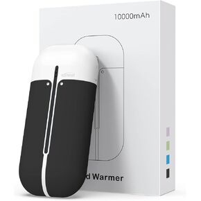 Karecel Rechargeable Hand Warmer, 10000mAh 360° Surround Warmth Electric Handwarmer Power Bank, Portable Heat Therapy Great for Raynauds, Golf, Hunting, Camping, Women and Men Gifts