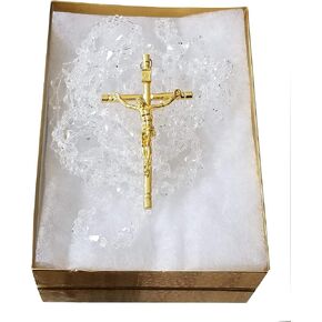Wedding Lasso Catholic Crystal Rosary Gold Cross Lazo De Boda