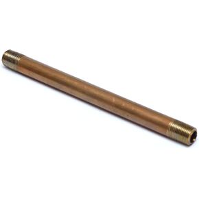 1/8" Male NPT MPT MIP 5" Long Nipple Brass Pipe Fitting Fuel / Air / Water / Boat / Gas / Oil WOG