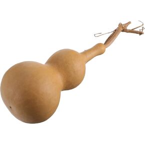 GALPADA Craft Decor Vintage Decor Natural Wu Luck Gourd 3Pcs Chinese Hu Lu Gourd Statue Amulet Ornament Desktop Decor 2023 New Year Gift Home Decor Dry Gourd