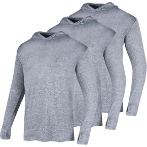 Men's Hoodie Shirts Long Sleeve UPF 50+ Sun Protection T Shirts Casual Fishing Hiking Shirts with Hood