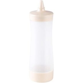 Kichvoe Condiment Squeeze Bottle For Sauces Oil Icing Liquids Bbq Dressing Paint Dispenser Pink