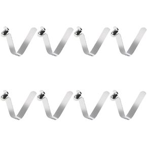 8PCS Push Button Spring Clip, Kayak Paddle Spring Clips Stainless Steel Single Tent Pole Clips for Camping Tent Pole