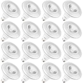 Sunco 16 Pack Outdoor LED Flood Home Patio Driveway Light, Waterproof PAR38 LED Bulb, CRI90 3000K Warm White Dimmable, 100W Equivalent 13W, Wet-Rated, 1050 Lumens, E26 Base - UL
