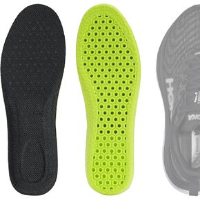 Linkidea Shock Absorption Insoles, Arch Support Shoe Inserts for Women and Men, Trim to Fit Sole Inserts Compatible with Under Armour Charged Assert 10 (US Men 7-7.5/ Women 8.5-9)