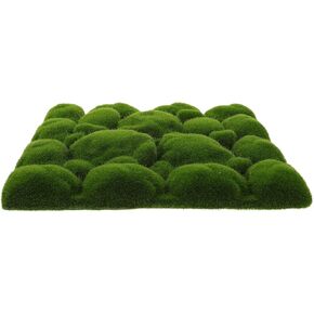 EXCEART Moss Wall Panel Simulation Green Moss Stone Foams Tile Board DIY Craft Wall Background Decoration for Home Living Room Bedroom