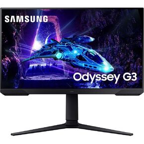 SAMSUNG 27-Inch Odyssey G3 (G30D) Series FHD Gaming Monitor, 1ms, 180Hz, AMD FreeSync, Adjustable Stand, Black Equalizer, Virtual Aim Point, Eye Saver Mode, Flicker-Free, LS27DG302ENXZA, 2024