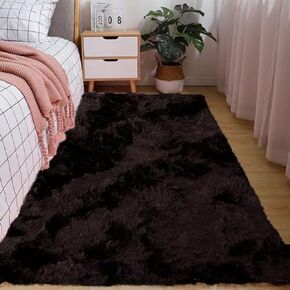 8x10 Fluffy Rugs, Shag Area Rug, Soft and Comfortable Fluffy Carpets, High-Density Sponge Fluffy Carpet, not Easy to Fall Off, Living Room and Bedroom Rug