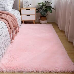 8x10 Fluffy Rugs, Shag Area Rug, Soft and Comfortable Fluffy Carpets, High-Density Sponge Fluffy Carpet, not Easy to Fall Off, Living Room and Bedroom Rug