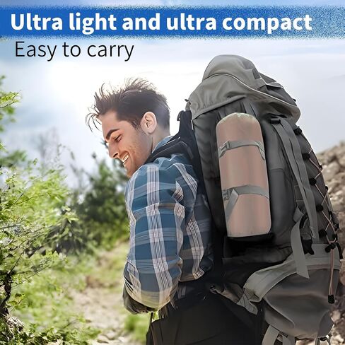 DDD Ultra-Light Inflatable Camping Sleeping Pad with its Built-in Foot Pump and Pillow - The Ultimate Camping pad, Hiking pad, Backpacking Pad and Lightweight for a Outdoor Sleep——Gray in Saudi Arabia