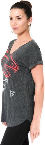 Ultra Game NFL Womens Super Soft Modal Vintage V-Neck T-Shirt in Saudi Arabia