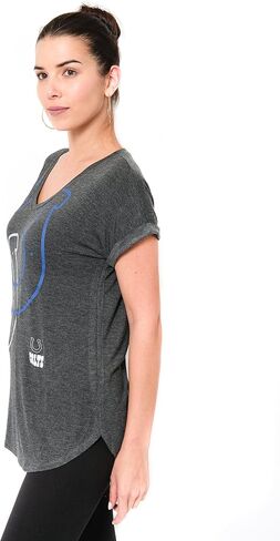 Ultra Game NFL Womens Super Soft Modal Vintage V-Neck T-Shirt in Saudi Arabia