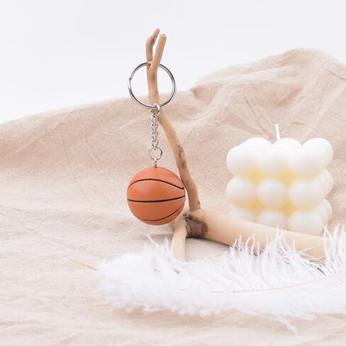 Basketball Soccer Keychain Gifts for Coach Baseball Keyring Accessories for Women Men Party Favors for Boys Girls in Kuwait