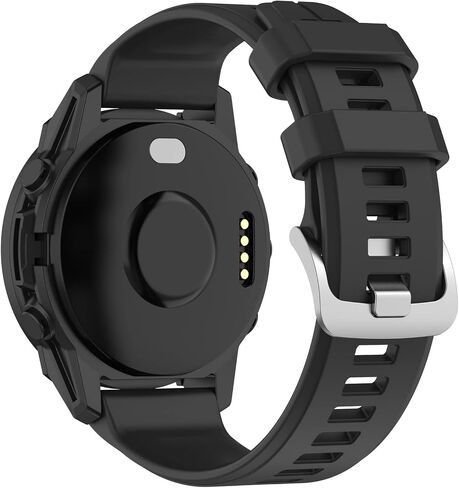 MOTONG متوافق مع حزام بديل Garmin Descent G1 - حزام معصم بديل من السيليكون متوافق مع Garmin Descent G1/ Forerunner 955/945/935 (سيليكون أسود) in Saudi Arabia
