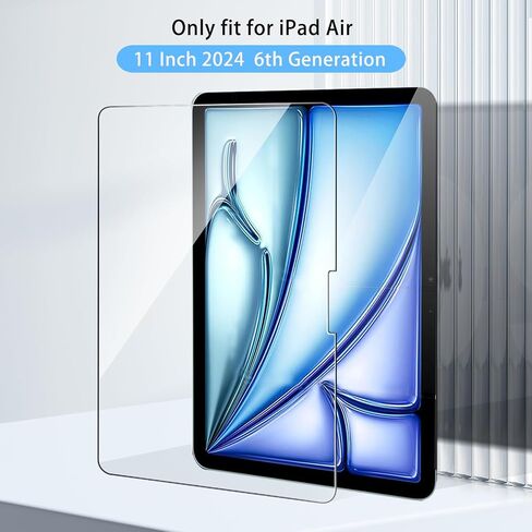 2 Pack Screen Protector for iPad Pro 13 Inch M4 2024, iPad Pro 7th Generation 13" Screen Protector Model A2925/A2926/A3007, HD Tempered Glass and Apple Pencil Compatible in Saudi Arabia