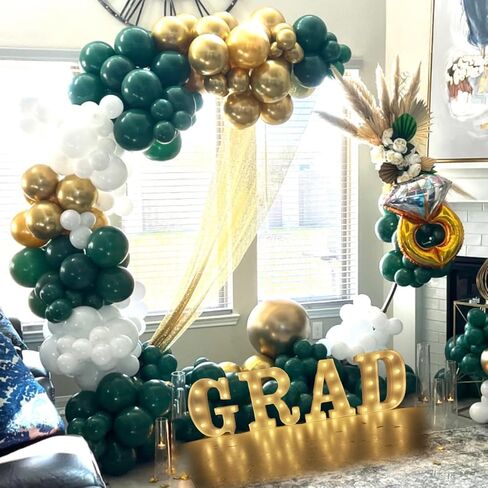 AUSAYE Graduation Party Decorations LED Long Marquee Light Up Letters Grad - Graduation Party Decor for Kindergarten Preschool High School College Graduation in Saudi Arabia