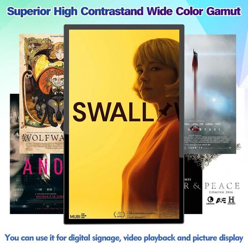 32 inch Capacitive Multi-Touch Screen Industrial Monitor, Built-in Speakers, USB, VGA, DVI & HD-MI Ports,16:9 Display and 1920 x 1080P, Digital Signage Displays Player for Advertising in Saudi Arabia