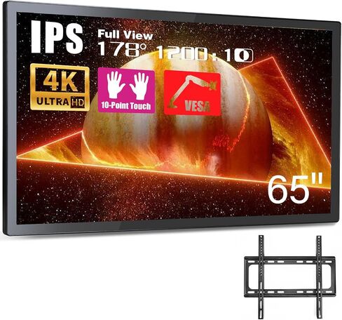 32 inch Capacitive Multi-Touch Screen Industrial Monitor, Built-in Speakers, USB, VGA, DVI & HD-MI Ports,16:9 Display and 1920 x 1080P, Digital Signage Displays Player for Advertising in Saudi Arabia