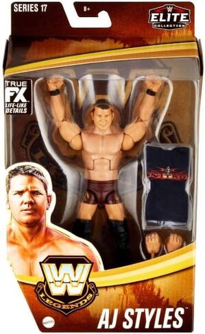 سلسلة شخصيات WWE Elite Legends Collection مقاس 6 بوصات (Aj Styles) in Saudi Arabia