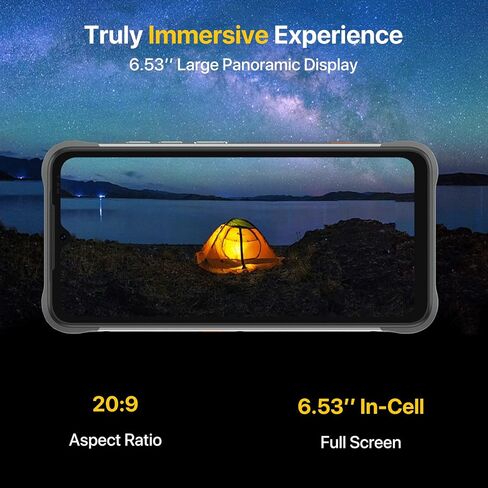 هواتف ذكية UMIDIGI متينة غير مقفلة، Bison X10 4G+128GB IP68/IP69K هاتف مقاوم للماء ومضاد للصدمات Helio P60 Android 11 كاميرا 20 ميجابكسل 6.53 بوصة FHD+ 6150 مللي أمبير في الساعة شحن سريع NFC هاتف ذكي متين in Kuwait
