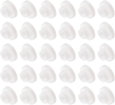 12pcs Nylon Flanged Sleeve Bearings [5mm Bore x 7.2mm OD x 13.5mm Length] Nylon Plastic Bushings for Shaft, White in Saudi Arabia