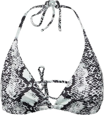 إمرأة 2 قطعة حار مثير اعوج طباعة بيكيني عالية الخصر العميق الخامس الرسن مثلث الأفعى طباعة المايوه in Kuwait