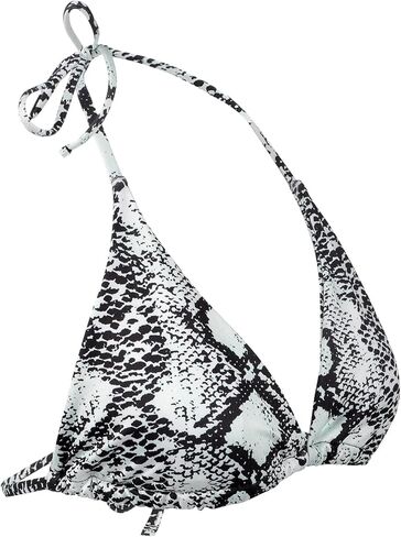 إمرأة 2 قطعة حار مثير اعوج طباعة بيكيني عالية الخصر العميق الخامس الرسن مثلث الأفعى طباعة المايوه in Kuwait