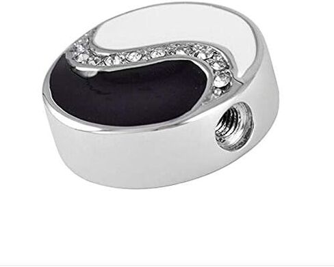 قلادة يين يانغ لحرق الجثث من الفولاذ المقاوم للصدأ قلادة رماد حامل رماد تذكار تذكاري للنساء in Kuwait