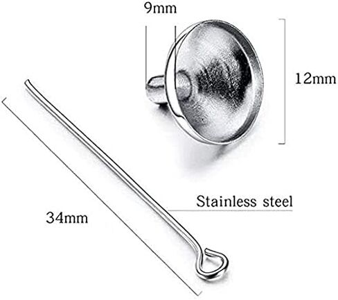 قلادة يين يانغ لحرق الجثث من الفولاذ المقاوم للصدأ قلادة رماد حامل رماد تذكار تذكاري للنساء in Kuwait