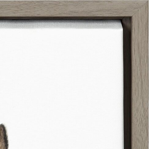 لوحة فنية جدارية من القماش مؤطرة من Kate and Laurel Sylvie Bubble Gum Bunny من تصميم Amy Peterson Art Studio، مقاس 18 × 24 طبيعية، فن حيوان غريب الأطوار لطيف للجدار in Saudi Arabia