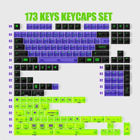 JOMKIZ Keycaps, 148 Keys Dye Sublimation Cherry Profile Keycaps Japanese PBT Keycap Set for Cherry MX Switches ISO/ANSI Layout Mechanical Keyboards in Saudi Arabia