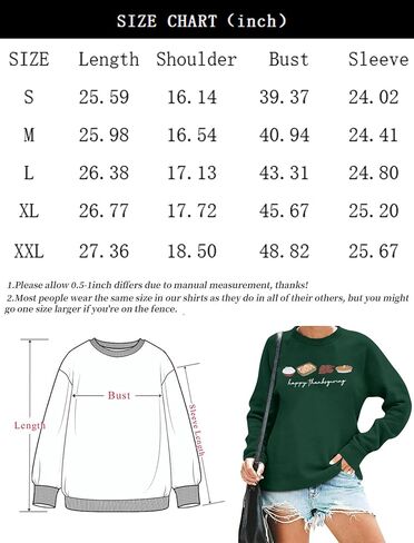 LUKYCILD Thanksgiving Sweatshirt Fall Shirt for Women: Funny Thanksgiving Turkey Sweatshirts Long Sleeve Graphic Pullover Top in Saudi Arabia
