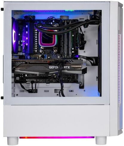 كمبيوتر سطح المكتب للألعاب Skytech Gaming Siege - Intel Core i7 13700F 2.1 جيجا هرتز، NVIDIA RTX 4060 Ti، 1 تيرابايت NVME SSD، 32 جيجابايت DDR5 RAM RGB، 650 واط ذهبي PSU، 360 مم AIO، 11AC Wi-Fi، Windows 11 Home 64 بت in Kuwait