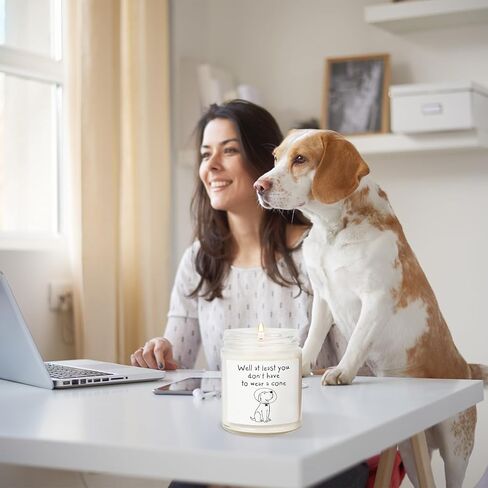 Get Well Soon Gifts for Women Men, Get Well Gifts for Women After Surgery, at Least You Don't Have to Wear A Cone Lavender Scented Candle for Home Decor, Surgery Recovery Gifts for Friends in Kuwait