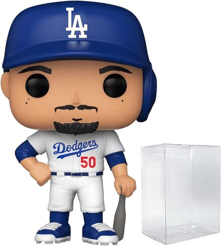 بوب فانكو بوب! MLB: Dodgers - Mookie Betts (الزي المنزلي) (مزود بغطاء حماية صندوق بوب بلاستيكي متوافق)، 3.75 بوصة in Saudi Arabia