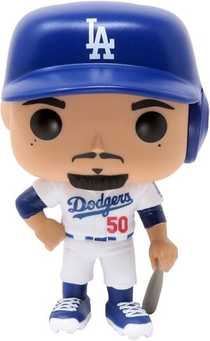 بوب فانكو بوب! MLB: Dodgers - Mookie Betts (الزي المنزلي) (مزود بغطاء حماية صندوق بوب بلاستيكي متوافق)، 3.75 بوصة in Saudi Arabia