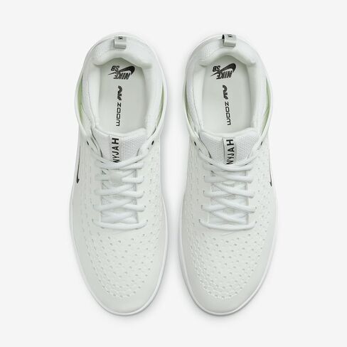 حذاء تزلج SB Zoom Nyjah 3 من Nike (DJ6130-100، أبيض/أبيض ساميت/وردي مفرط/أسود) مقاس 9 in Kuwait