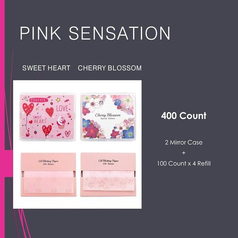 [400 Counts + Mirror Case] Pink Sensation in Saudi Arabia