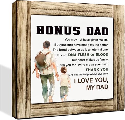 Gift to Son from Dad, Inspirational Decor Sign, Decorative Plaque Box Sign, Meaningful Saying Sign Gift for Son, Son Graduation Gift, Adult Birthday Gift for Son from Dad, Son Christmas Gift in Saudi Arabia