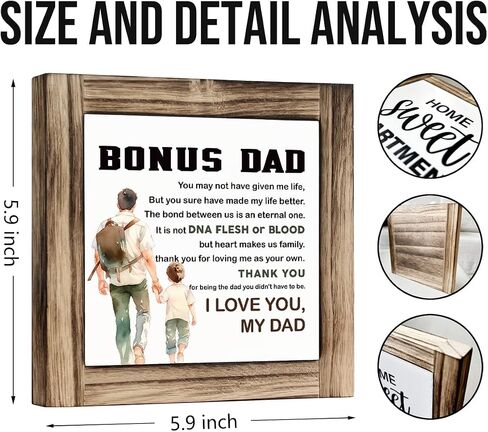 Gift to Son from Dad, Inspirational Decor Sign, Decorative Plaque Box Sign, Meaningful Saying Sign Gift for Son, Son Graduation Gift, Adult Birthday Gift for Son from Dad, Son Christmas Gift in Saudi Arabia