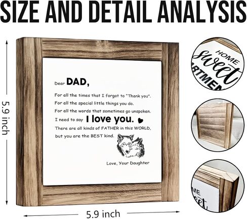 Gift to Son from Dad, Inspirational Decor Sign, Decorative Plaque Box Sign, Meaningful Saying Sign Gift for Son, Son Graduation Gift, Adult Birthday Gift for Son from Dad, Son Christmas Gift in Saudi Arabia